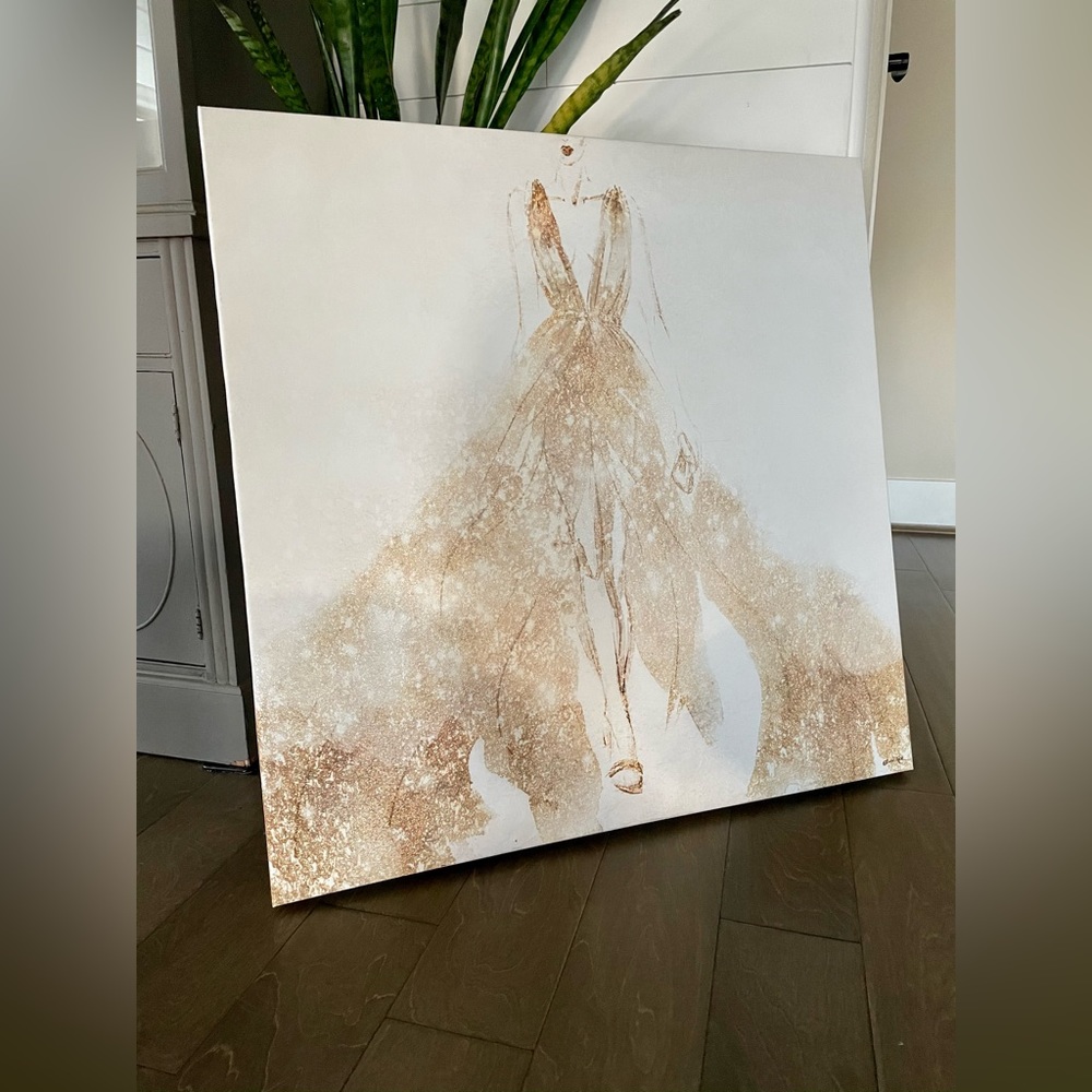 Gold Fashion Painting